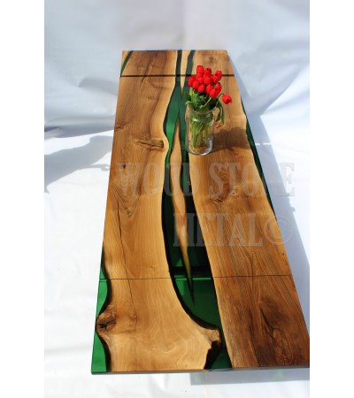 Stół Brilliant z żywicą epoksydową