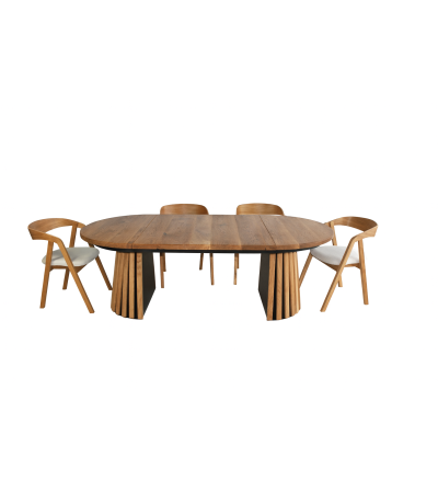 Stół Omnis okrągły z opcją rozkładania