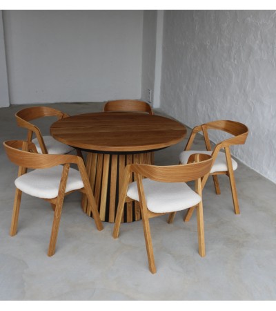 Stół Omnis okrągły z opcją rozkładania