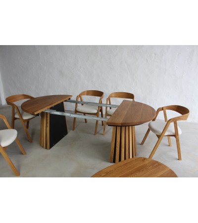 Stół Omnis okrągły z opcją rozkładania