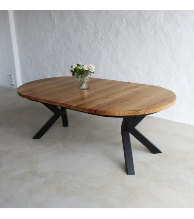 Stół dębowy okrągły Aris