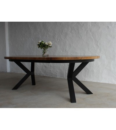 Stół dębowy okrągły Aris